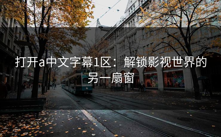 打开a中文字幕1区：解锁影视世界的另一扇窗
